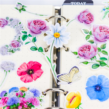 27pcs/bag Watercolor flower adhesive paper sticker children diy Handmade Gift Card photo album Scrapbook diary decoration 2024 - buy cheap