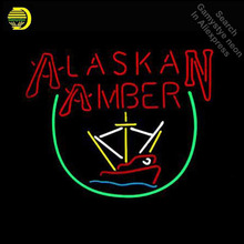 Alaskan âmbar trawler sinal de néon lâmpada néon sinal artesanal luz sala recreação decoração tubo vidro artesanato affiche lâmpadas interiores 2024 - compre barato