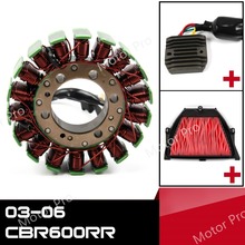 For Honda CBR600RR 2003 - 2006 Engine Stator Coil Voltage Regulator and Air Filter Kits Motorcycle Rectifier CBR600 600RR 600CC 2024 - buy cheap