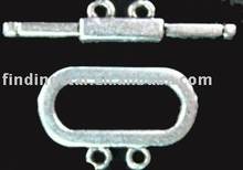 FREE SHIPPING 60sets Tibetan silver 2-strand oval toggle clasps A509 2024 - buy cheap