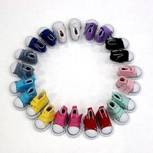 5cm Fashion Denim Sneakers Doll Shoes  For Russian Handmade Doll ,Denim Canvas Mini Toy Shoes For 1/6  BJD Dolls Doll Accessorie 2024 - buy cheap