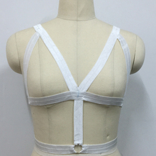 2016 white sexy lingerie Gothic Harajuku body harness women's bondage lingerie bondage harness pastel goth body harness 2024 - buy cheap