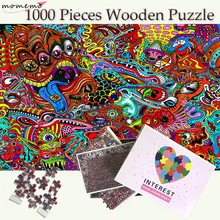 Moemo-rompecabezas de madera de Strange World para adultos, puzle de 1000 piezas, juegos, pintura de Arte colorido, 1000 piezas, decoración del hogar 2024 - compra barato