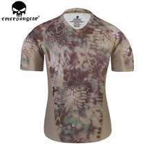 Emersongear Skin Tight Base Layer Camo Running Shirts Breathable Perspiration Tshirt EM9167 2024 - buy cheap