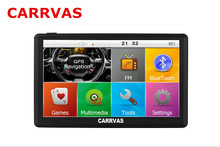 CARRVAS 7 inch Car GPS Navigation Capacitive Screen FM Bluetooth AVIN Map Navitel Europe Sat nav Truck gps navigators automobile 2024 - buy cheap
