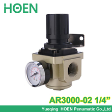 High quality Air pressure regulator pneumatic AR3000-02 thread 1/4 inch BSP SMC type air treatment units 2024 - buy cheap