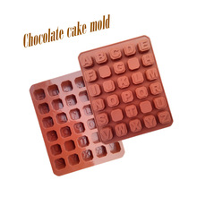 Forma de bolo com letras do alfabeto para cozinha, utensílios para bolos e sabonete de chocolate d541 2024 - compre barato