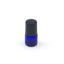 1pcs Mini 1ml Roll Glass Bottles for Essential Oil Perfume Refillable Blue Roller Bottle Deodorant Contain 2024 - buy cheap