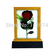 Lightning Rose Frame Changes ,Rose Appearing In Frame Magic Tricks Flower Magie Stage Illusion Gimmick Props Magician Comedy 2024 - buy cheap