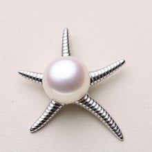 Colgantes de perlas de estrella de pescado, accesorios de joyería, ajustes de colgante, piezas de joyería, 10 unids/lote 2024 - compra barato