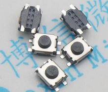 Frete grátis interruptor tático de botão micro de 4 pinos smd tartaruga pequena 3x4x2mm 4*3*2mm temperatura de shrapnel única 2024 - compre barato