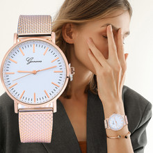 GENEVA 2020 Women Classic Quartz Silica Gel Wrist Watch Bracelet Watches Round Simple Dial Reloj hombre Ladies Analog Clocks B40 2024 - buy cheap