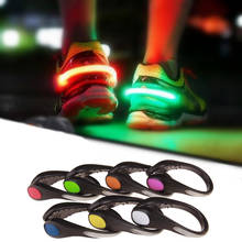 Светящиеся светодиодные лампы для обуви, 1 шт., новинка, светящиеся игрушки для детей и взрослых, предупреждающие огни для бега на открытом воздухе 2024 - купить недорого