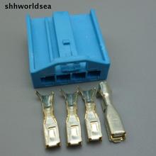 Shhworldsea 10 juegos 4 pin conector automático hembra enchufe de altavoz de coche Auto Bass socket coche conector eléctrico para BMW para porsche, etc. 2024 - compra barato