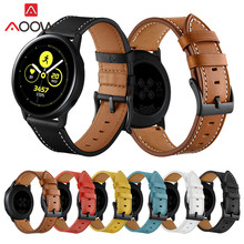 Genuine Leather Watchband for Samsung Galaxy Watch 42mm Galaxy Active 20mm Bracelet Band Strap Accessories for Gear S2 SM-R810 2024 - buy cheap