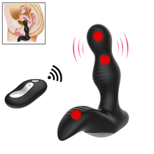 Vibrador sem alças com controle remoto, consolo feminino e masculino ponto g, plug anal, brinquedo sexual 2024 - compre barato