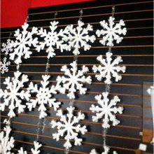 Decoraciones colgantes de espuma con forma de copo de nieve para árbol de Navidad, adornos creativos blancos para decoración del hogar, 3 uds., gran oferta 2024 - compra barato