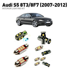 Светодиодные интерьерные огни для Audi s5 8t3 8f7 2007-2012 18 шт. светодиодные лампы для автомобилей комплект освещения автомобильные лампы Canbus 2024 - купить недорого