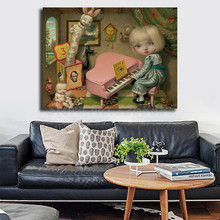Mark ryden pôsteres artísticos para parede, mundo escuro estranho, telas de pintura de parede para escritório, sala de estar, decoração de casa 2024 - compre barato