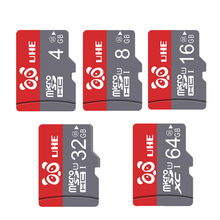 high Speed Micro SD 32GB 64GB Memory Card Class 10 Red TF Carte 4GB 8G 16GB Microsd for Phone Tablet Gift 2024 - buy cheap