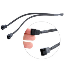 30cm PWM Fan Splitter Cable, 3/4 Pin PWM To Dual PWM Power Y-Splitter Adapter Cable for CPU PC Case Fan 2024 - buy cheap