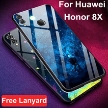 Funda de cristal templado para Huawei Honor 8X, funda de borde suave de 6,5 pulgadas para Huawei Honor 8 X 2024 - compra barato