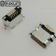 EClyxun 10pcs Micro USB 5P,5-pin Micro USB Jack,5Pins Micro USB Connector Tail Charging socket 2024 - buy cheap