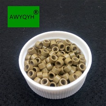 1000pcs 4.0mm  Aluminium Micro rings Beads Links for I tip ahir extension 8# dark blonde 2024 - buy cheap