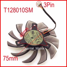 T128010SM 75mm 3Pin 40x40x40mm VGA Video Card Fan For GTX580 GTX670 560TI Cooling Fan 2024 - buy cheap