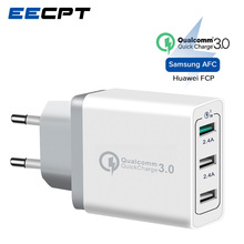 EECPT Quick Charge 3.0 USB Charger QC3.0 Fast Charging Universal Mobile Phone Charger Wall Adapter for iPhone X 8 Samsung Xiaomi 2024 - buy cheap