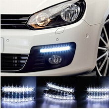 2PCS Universal Car Light  Car Fog Lights Super White 8 LED Daytime Running Light  12V DC  Head Lamp Car Styling 2024 - buy cheap