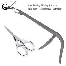 Alicate de pesca em aço inoxidável, tesoura, cortador de linha, anzol com ferramenta de pesca, clipe para peixe, ferramenta alicate de pesca 2024 - compre barato