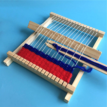 Traditional Wooden Weaving Loom Craft Yarn DIY Hand Knitting Machine Kids Educational Toy Gifts 2024 - buy cheap