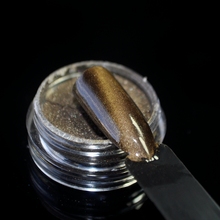 Bronze Chameleon Cat Eyes 3D Nail Art Powder Mirror Glitter Shimmer Magnetic Acrylic Nail Galaxy Glitter Powder D8076 2024 - buy cheap