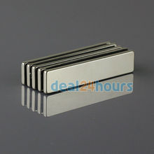 OMO Magnetics 5pcs Super Strong Block Cuboid Magnets Rare Earth Neodymium 50 x 10 x 2.5 mm N35 2024 - buy cheap