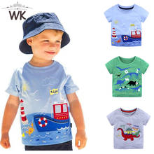 JW-180 Toddler T-shirt for Boys Clothes Baby Boy Summer Tops ship Kids Cotton T-shirt Boys Clothing Children T shirts 2019 2024 - buy cheap