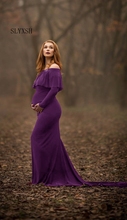 SLYXSH Hot Maternity Dress Photography Props Pregnant Women Long Dress Photo Shoot Dresses Pregnant Women Photo Dress 2024 - buy cheap