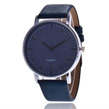 NEW Simple Women Men Analog Quartz Round Dial Faux Leather Strap Wrist Watch Gift watch women clock watch 2024 - buy cheap