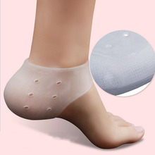 2PCS Feet Care Socks New Silicone Moisturizing Gel Heel Socks With Hole Cracked Foot Skin Care Protectors 2024 - buy cheap