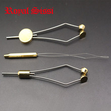 Royal Sissi 3pcs/set fly tying Bobbin holders&Threader combo Thumb Grip &bullet head bobbin Thread Spool Holder fly tying tools 2024 - buy cheap