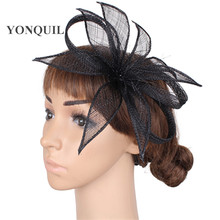 Fancy Feather Paty Ladies Headdress Fancy Feather Headwear Hair Clip Fascinatot Hat Hair Accessories For Wedding Dinner Hat 2024 - buy cheap