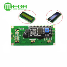 50PCS LCD module Blue screen green screen IIC/I2C 1602 for arduino 1602 LCD UNO r3 mega2560 2024 - buy cheap