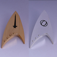 Insignia de capitán Discovery, Insignia de comando de estrella, Insignia de ciencia, broches de paja, accesorio de Cosplay de Metal 2024 - compra barato