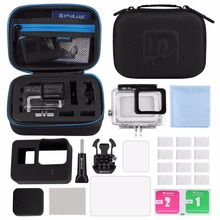 Kit de acessórios de surf puluz, kit com estojo pequeno de eva para gopro hero6/5 2024 - compre barato