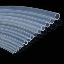 Manguera de goma de silicona transparente de grado alimenticio, tubo Flexible de silicona transparente de 1M, 4, 5, 6, 7, 8, 9, 10, 11, 12, 14, 16 mm de diámetro 2024 - compra barato