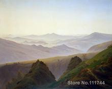 Landscape painting Impressionist Morning in the Mountains Caspar David Friedrich High quality Hand painted 2024 - buy cheap