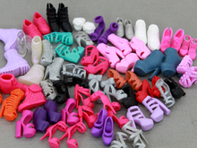 Sapatos de boneca original mix diferentes estilos colorized moda morden salto alto sandália acessórios para 1/6 barbie xinyi fr boneca 2024 - compre barato
