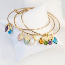 Pulseiras com pedras de aniversário personalizadas, braceletes para madrinha, madrinha, casamento personalizado, joias para presente 2024 - compre barato