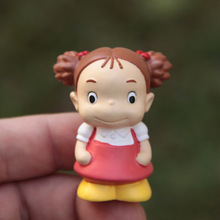 Фигурка Kawaii 5 см для студии Ghibli Totoro Mei, игрушка Хаяо Миядзаки, мой сосед, Тоторо Мэй, экшн-фигурки из ПВХ, классическая игрушка для детей, подарок 2024 - купить недорого