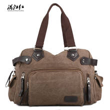 MANJH New High Quality Canvas Men's Handbags Casual Cross Section Single Shoulder Bag Brand Fashion Inclined Shoulder Bag M005 2024 - buy cheap